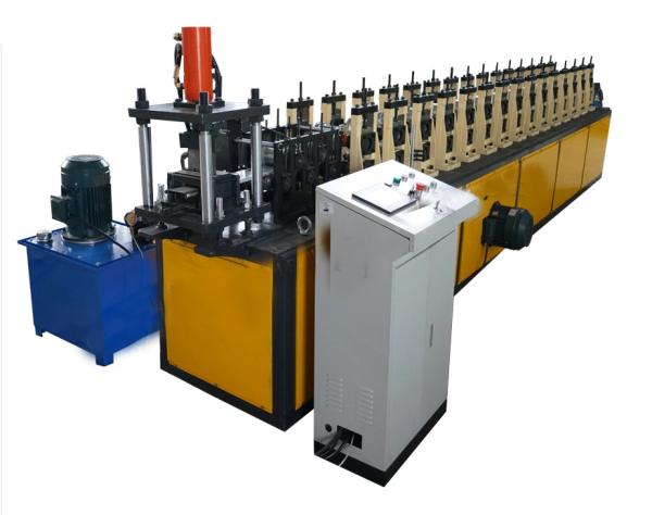 Ondulado Shutter Door Roll Forming Machine For Zinc Aluminium 0.12-0.4mm