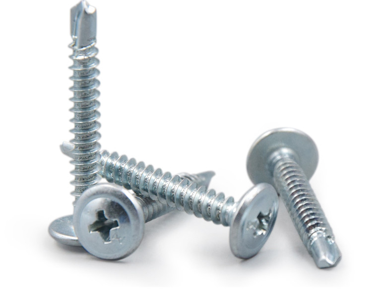 Zinc Plated Steel Extral Wide Truss Head Drilling Screw For Sheet Metal
