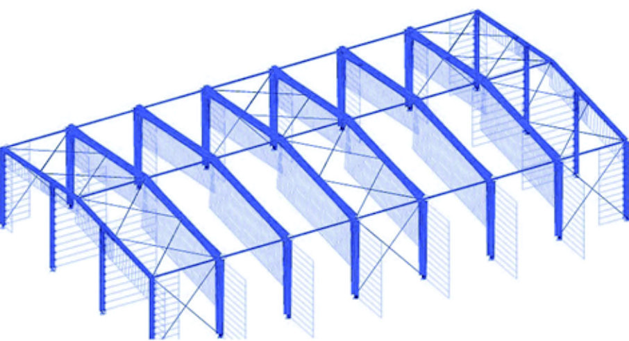 Assembling Prefab Metal Barn Building Large Prefabricated Steel Frame Structure Workshop Warehouse With Office