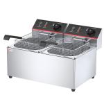 Overheat Protection 2-Tank 2-Basket Automatic Fryer Machine for Restaurant
