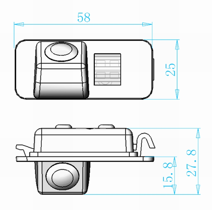 Newest /professional /performance rear camera for Ford Mondeo /Chia-X OCB-T6815