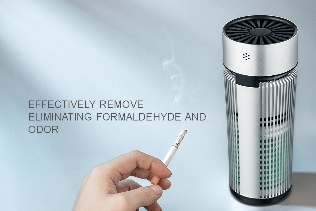 Car Odor Air Filter Smoke Dust Pollen Removal With Replaceable Filter