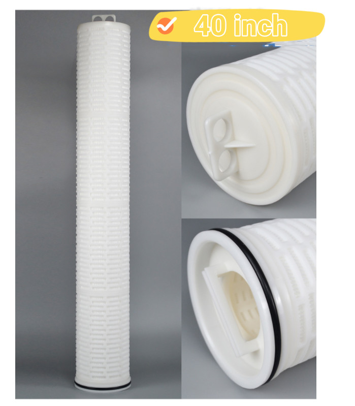 32 Inch High Flow Cartridge Filter 10 Micron Sediment Filter For Water Oil Milk Juice Filtration