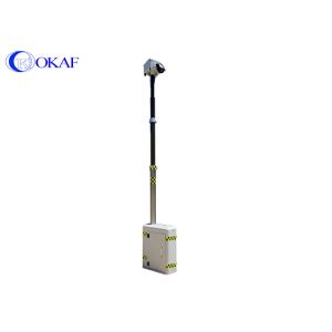 4M Mobile Surveillance Trailers Rail Mount Rapid Deployment Security Tower