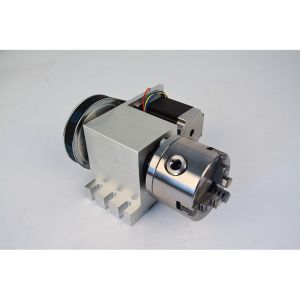 CNC Lathe 4th Axis Tailstock K11 80mm 3 4 Jaw Chuck Index Dividing Head