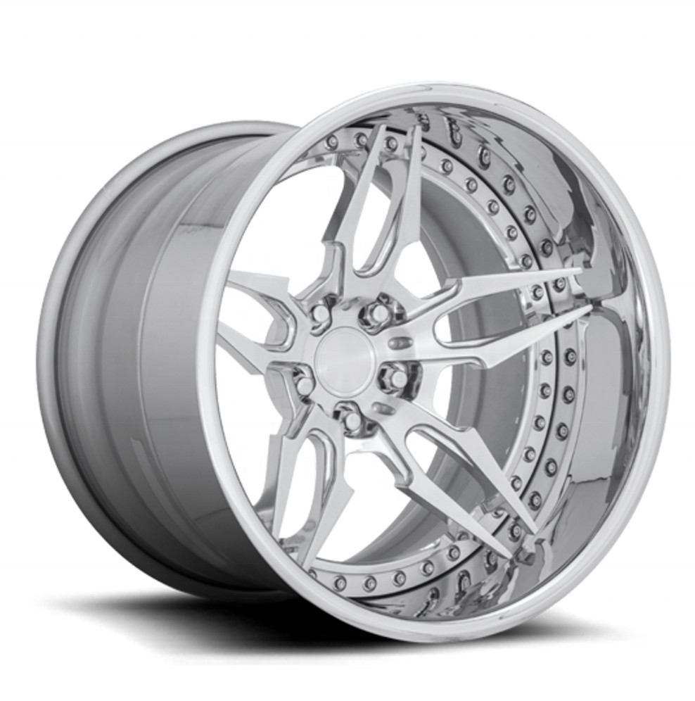Custom forged aluminum alloy car rim 18 19 20 21 22 inch 5x120 glod color brushed forged car wheels