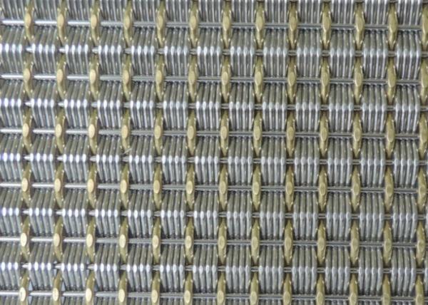 Quality SS304 Decorative Wire Mesh with 50% Open Area and 7KGS Weight for Customized Panel Size Applications for sale