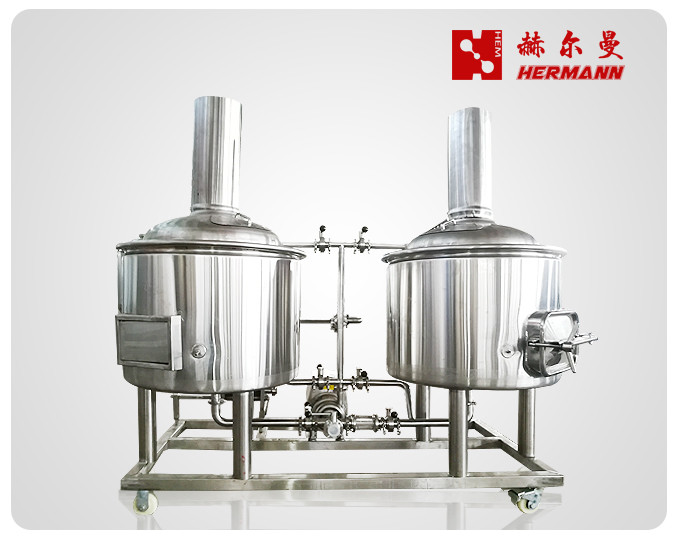 Experienced Diy Home Beer Brewing Equipment Brewery 100L 50L With PLC Control System