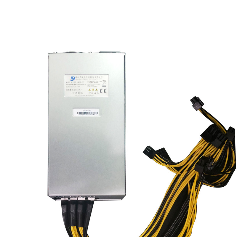 2000w 2400w Server Asic Miner Power Supply For Antminer Asic Mining Machine