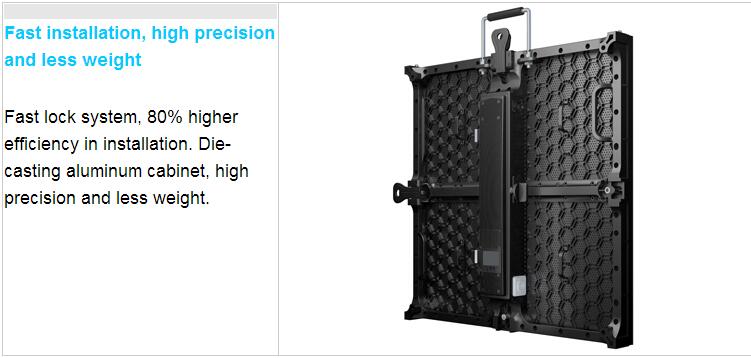 3D P4.81 SMD LED Display 7500cd / m2 , HD Flexible LED Video Display 500 x 500mm Cabinet Size