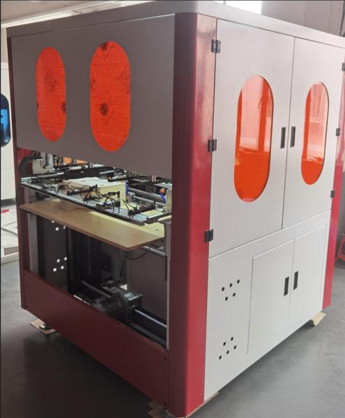 Automatic Cardboard Box Wrapping Machine For Making Package Box Shoes Clothing