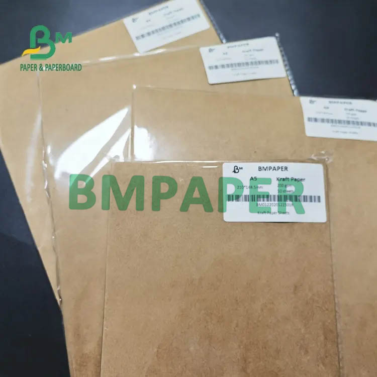 A3 A4 A5 Kraft Book Cover Paper Different Thick 100 200 500 Sheets Per Packge