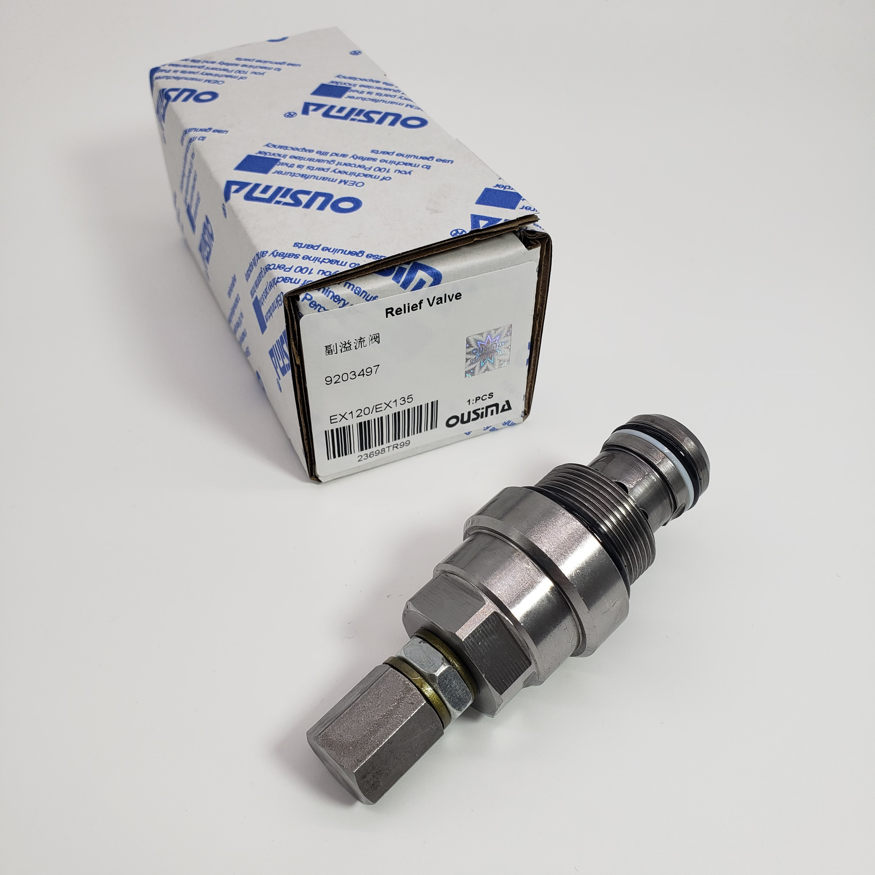 Hydraulic Pump Relief Valve 9203497 For HITACHI EX120 EX135