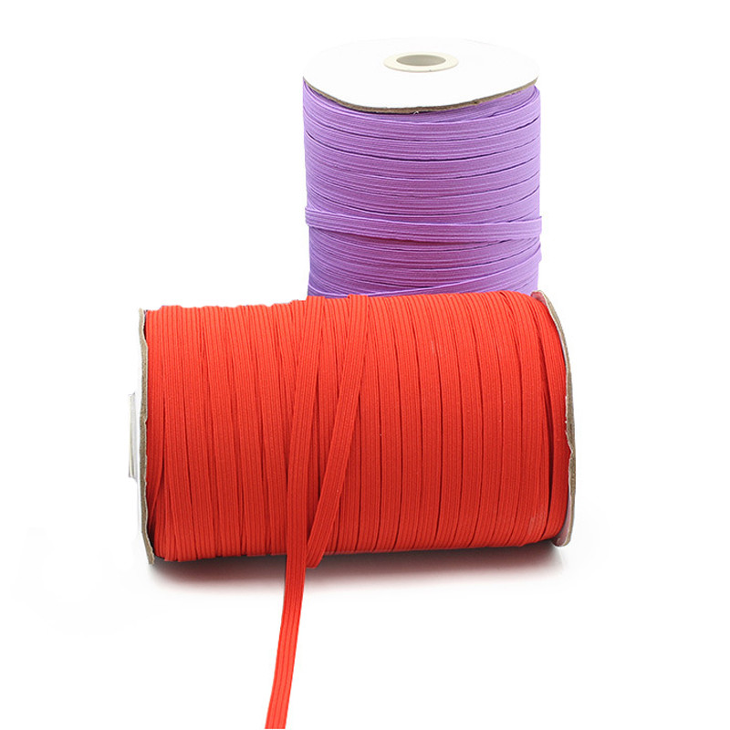  High Quality textile braided elastic band black elastic band Manufactures