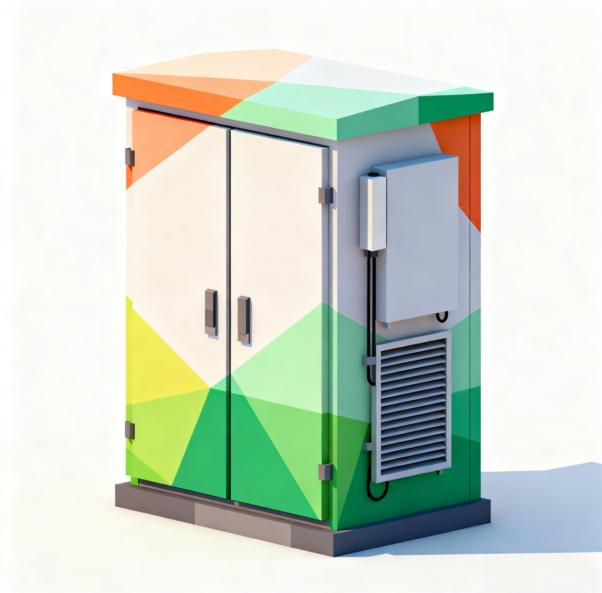 Outdoor Cabinet Monitoring System Rainproof Monitoring Cabinet