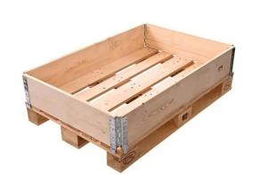  Epal Wooden Pallet Crates Stackable Wooden Collars For Pallets Manufactures