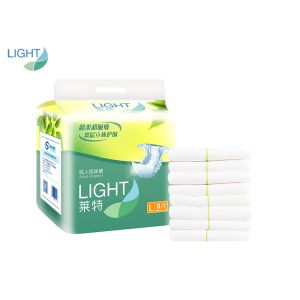 1500ml Disposable Adult Diapers Three Dimensional Circulation Breathable 8pcs