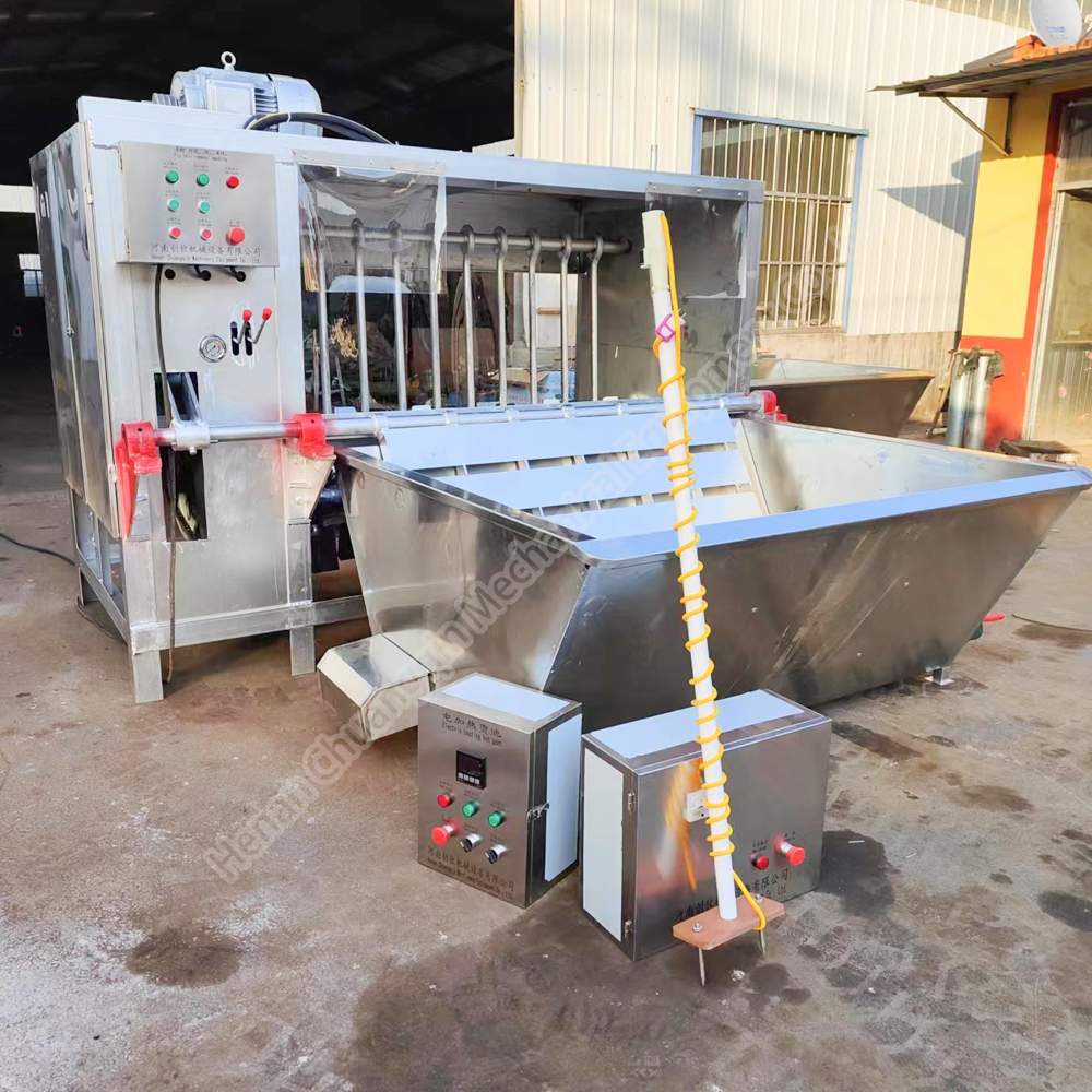 Pig Abattoir And Meat Processing Plant Pig Hair Singeing Machine Pig Scalding Machine Pig Dehair Machine Pig Slaughter Machine