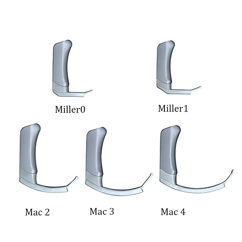 5 Resuable Stainless Blades Handheld Video Laryngoscope - Haiye Medical Equipment