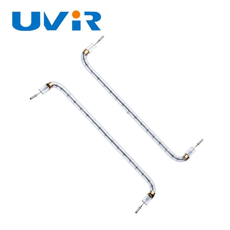 UVIR Customized Quartz Glass Heating Tube U-shaped Infrared Lamp Tube
