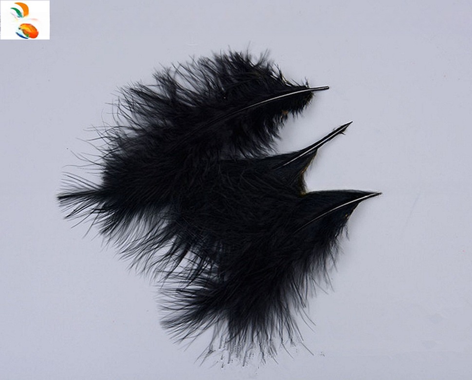 Decoration Colored Millinery Feather Loose Large Maraoub Feather OEM ODM