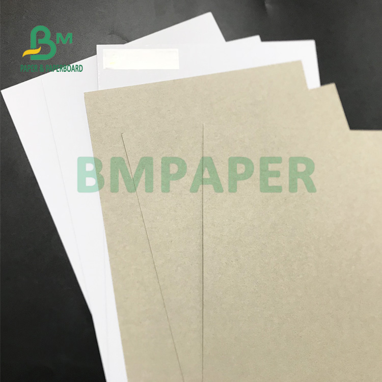 635mm X 914mm Coated White Board With Grey Back Good Printable