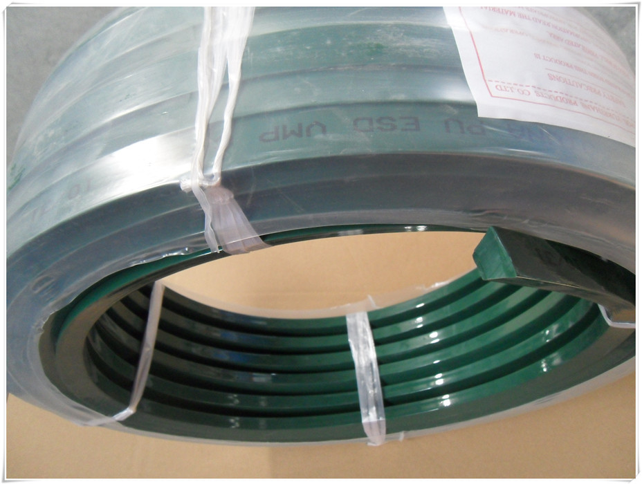 Any Color Comfortable Feel Wear Resistant Easy Connected Polyurethane V Belt Apply To Ceramic Industry
