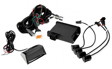 Anti-Interference Commercial Parking Sensor 24VDC , ECU Wireless Back Up Sensors