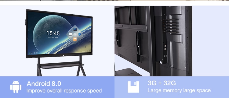 TFT Led Smart Whiteboard , 4K Interactive Smart Panel 98 Inch 4096x2160
