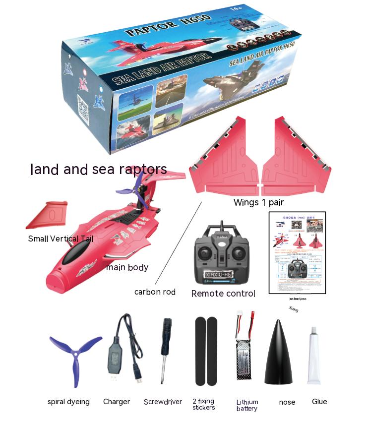 Lightweight Long Range Epp Foam Fixed Wing H650 2.4g Proportional Remote Control Rc Jet Fighter Brushless Fly Toy Outdoor