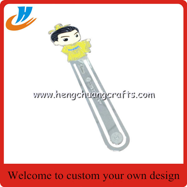 Stainless steel etch bookmark custom with your own logo design