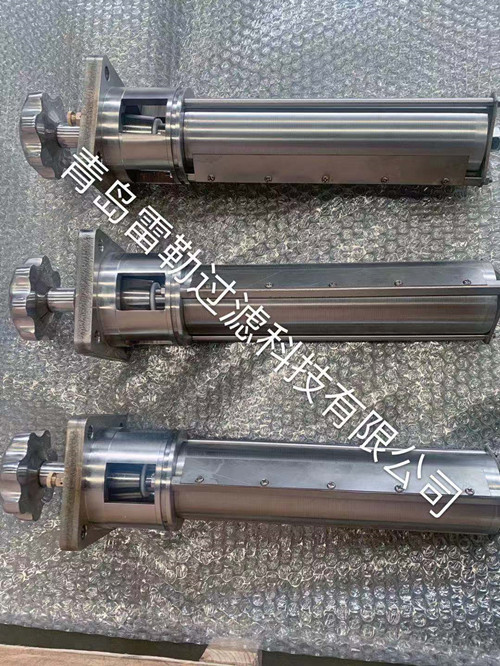 External Scraping Ink Filtration SS316L Manual Slit Filter