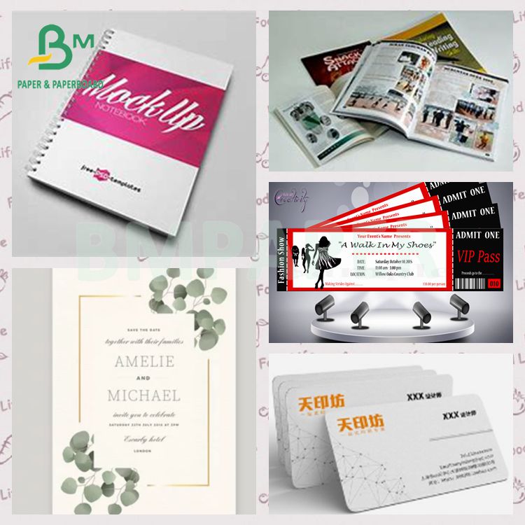 300gsm Good Printability Two Side Coated Gloss Text Cover Board