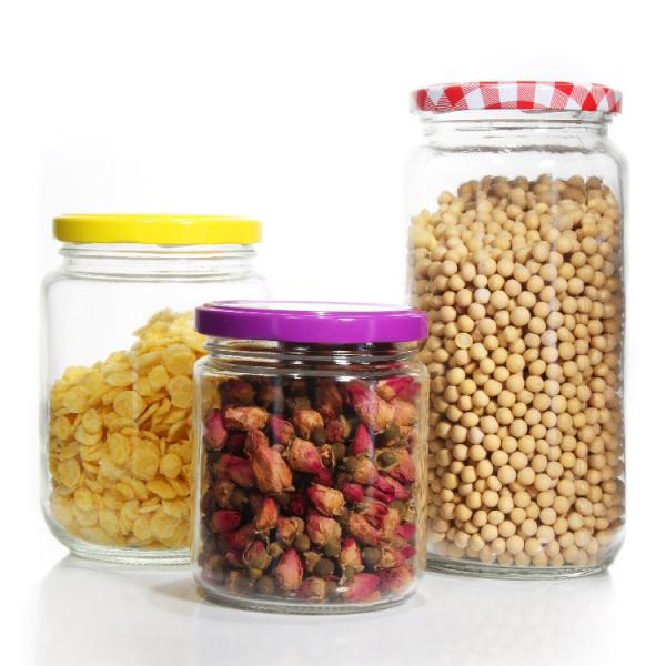 High Quality 45Ml 100Ml 150Ml 350Ml 450Ml Air Tight Kitchen Food Glass Jars With