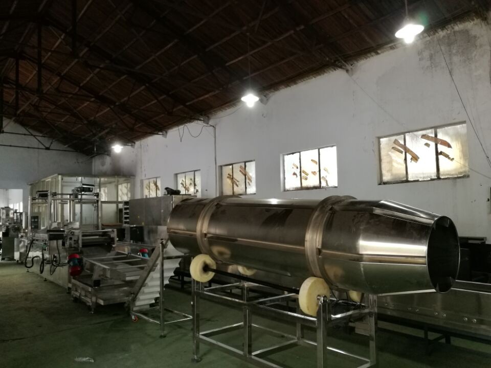 SS 201 304 Fried Snack Production Line Double Screw Extruder Machine 200KG/H