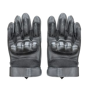  Customizable Hard-Knuckle Anti-Slip Microfiber Leather Gloves with ISO9001 Validation Manufactures