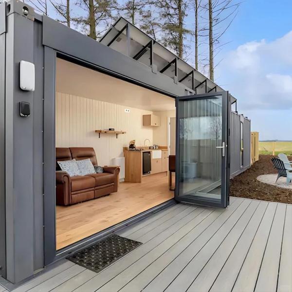 2 Bedroom Prefab Container Homes 2.5mm Wall Thickness Anti Corrosive Coating For
