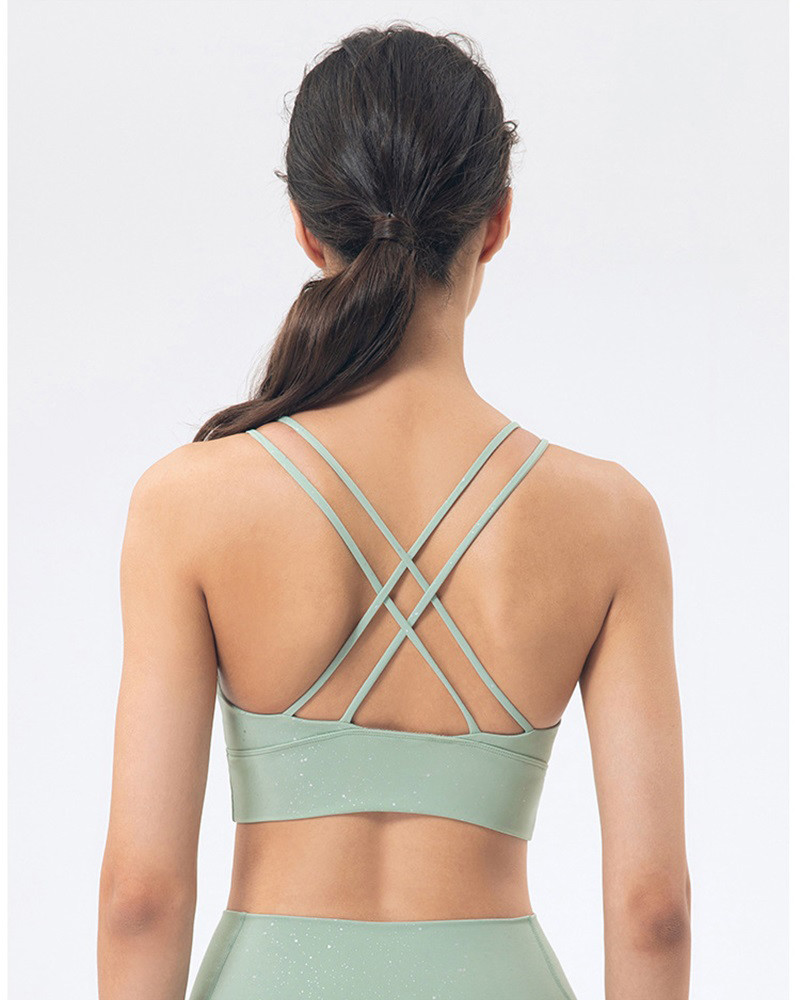 Flash Sequin Yoga Set Clothes Nylon Moisture Wicking Womens 2 Piece Workout Sets