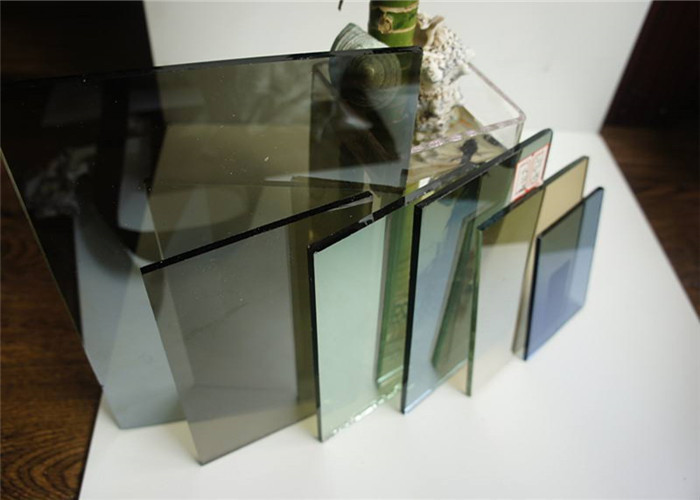 4mm - 8mm Thickness Black Reflective Glass / Clear Reflective Glass For Schools