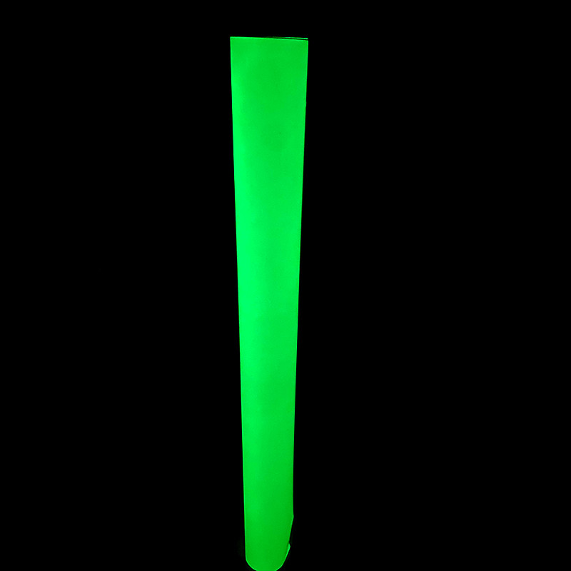 Green Luminescent Self Glow In The Dark Vinyl Adhesive Film For Emergency Signage