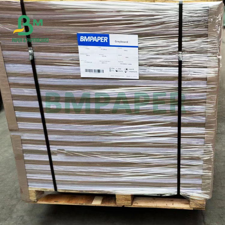 1.5mm 2mm Laminated Rigid Board With One Face White 1m x 1.3m Good Stiffness 