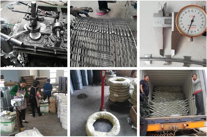process of razor wire
