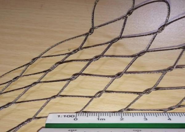 Zoo Animal Cage Protection Stainless Steel Fence Screen Mesh Expand Web Wire