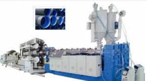 China Powerful Plastic Pipe Extrusion Line / Double Wall Corrugated Pipe Machine on sale
