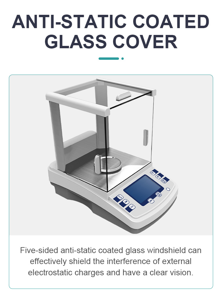0.0001g Readability Laboratory Analytical Balance Weighing Scale for Accurate Weighing