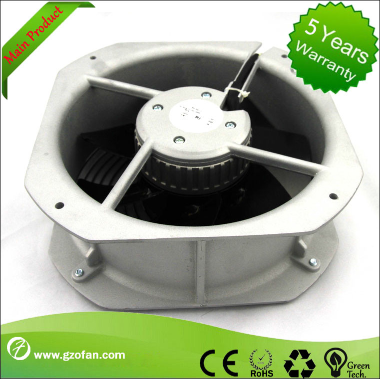 120W DC Cooling Fans HVAC Industry Sheet Steel 254*89