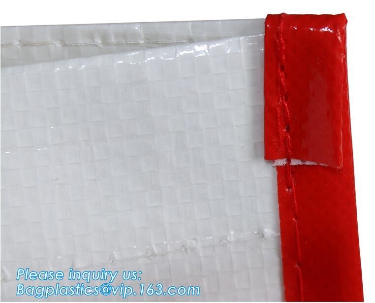 Custom Huge Luggage PP Woven Bag With Zipper Lock,PP Woven Shopping Bag,Factory customized cheap laminated pp woven shop