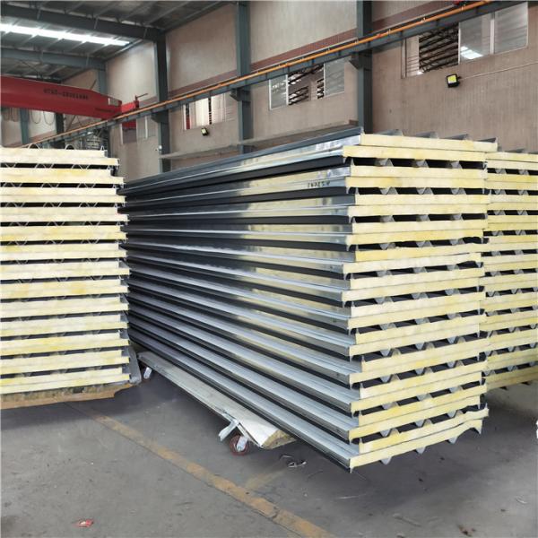 oman manufacturer sandwich panel 50mm rock wool glass roof tile for construction