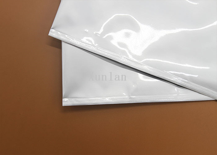 White Customize Flat Aluminum Foil Bags For Electronic Devices Heat Seal