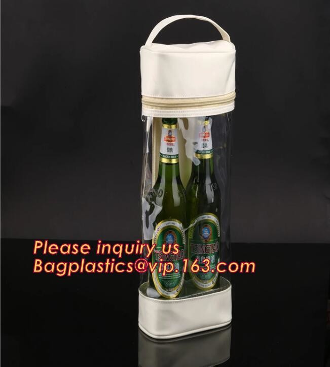 Bottle Protector Bubble Travel Bag,Travel Trip Bag With Bubble Inside And Double Zip lockks,Sleeve Travel Bag - Inner Skin